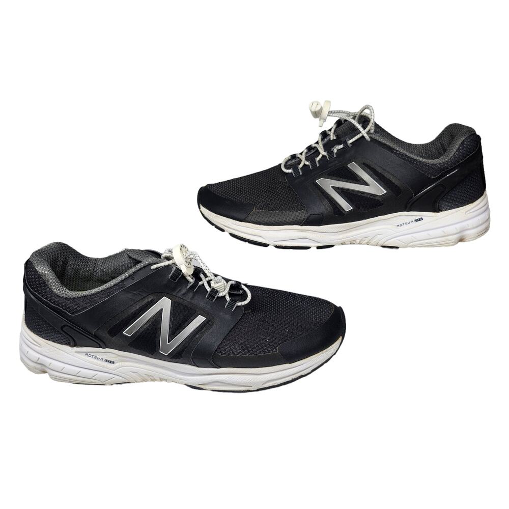 New Balance Shoes Mens 8.5 Black Silver White Acteva Lite Superfeet Running